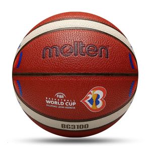 ボール溶融バスケットボール高品質の公式サイズ7 PUマテリアル屋内屋外の男性バスケットボールトレーニングマッチBaloncesto BG3100 231213