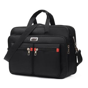 Briefcases Fashion Large Capacity Men's Briefcase Multifunction 14" Laptop Bag Office Male Shoulder Messenger Business Handbag 231215