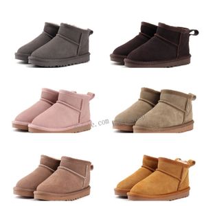 Crianças botas 2023 marca crianças meninas crianças sapatos cunhas botas de neve inverno quente da criança meninos couro genuíno juventude crianças botas criança designer sapato sapato juventude EU25-35