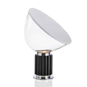 Itália designer radar candeeiros de mesa para o quarto lâmpada cabeceira moderna sala estar el suporte alumínio sombra vidro estudo lamp287a