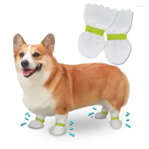 Cão vestuário descartável pet sapato cobre ao ar livre filhote de cachorro botas antiderrapantes reduzir cabelo molhado sapatos de caminhada calçado protetor meias de gato produto