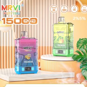 Orijinal Vaper Mrvi Puffing 15000 Pufs Bar Puff 12000 Elektronik Sigara Ücretsiz Gemi Tek Kullanımlık Vapes Ücretsiz Gemi Örgü Bobini 750 MAH KADDEN EKRAN