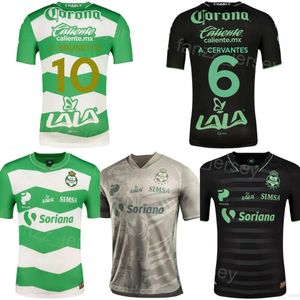 Футбольные майки Man Santos Laguna 21 DORIA 2023 24 Club Team 10 BRUNETTA 6 CERVANTES 7 PRECIADO 9 CORREA 3 GOVEA 25 LAJUD 23 LOPEZ Комплекты футбольных футболок на заказ Имя Номер