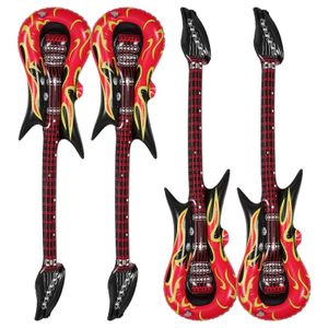 Klavyeler Piyano 12 PCS Şişirilebilir gitar komik enflasyon oyuncak çocuk partisi sahne sahne yeniden kullanılabilir malzemeler mini oyuncaklar yaratıcı aksesuar 231214