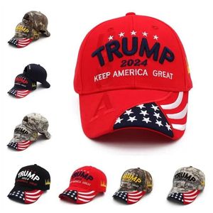 Trump Hat 2024 U S Prezydencki czapki baseballowe Baseball Caps Regulowane prędkość odbijanie bawełny sport
