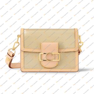 Ladies Fashion Casual Designe Luxury Dauphine Mini Bag Axel Bags Crossbody Handbag Tote Messenger Bag Top Mirror Quality M22826 Purse