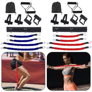 Bungee Resistance Band Boxe Muay Training Stretching Strap Set Gym Workout Fintess Esercizi Vita Cintura per la forza delle gambe 231214