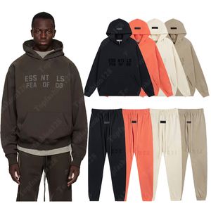 2024 ny stil ess dimma hoodies hip hop tröjor överdimensionerade hoody par pullover designer hoodie casual jumpers byxor set asiatisk s-xl