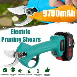 Pruning Tools 98VF 30mm Cordless Electric Pruner Shears Efficient Fruit Tree Bonsai Branche Cutter Landscaping Tool 231215