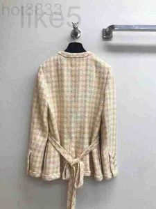 Giacca da donna di marca firmata classica Moda high-end autunno inverno Catene cappotto di tweed Tempo libero Primavera Cappotti soprabito cardigan compleanno Regalo per la festa della mamma