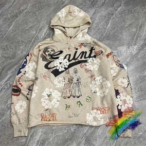 Erkek Hoodies Sweatshirts Yıkanmış Saint Michael Vintage Hoodie Erkek Kadınlar 1 1 En Kaliteli UNISEX DOĞU HOVEND ADOSED SUPERLOVER T231215