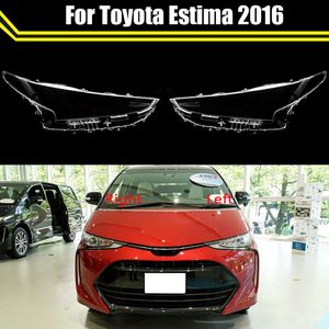 Auto Head Lamp Light Case for Toyota Estima 2016 Car Front Headlight Lens Cover Lampshade Glass Lampcover Caps Headlamp Shell