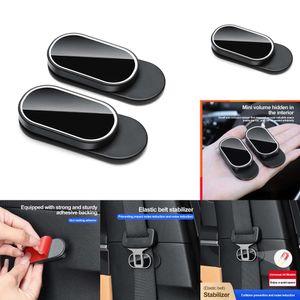 Auto Electronics 1/2st Car Seat Belt Holder Stabilizer Device Stark fästelement Fast spänne för Tesla VW BMW Nissan Hyundai Interiörstillbehör