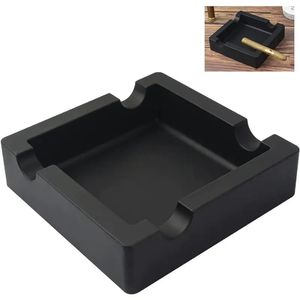 1 st utomhus askfat icke-löstagbart stort slingmätare silikon askfat för uteplats/utomhus/inomhus/heminredning, med 4 vilohållare Ashtray, minimalistiska