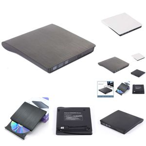 Nuovi adattatori per laptop Caricabatterie Unità ottica DVD-ROM portatile USB 3.0 Lettore di dischi CD-ROM sottile esterno PC desktop Tablet portatile Promozione Lettore DVD