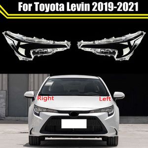 Anteriore Del Faro Dell'automobile Fari Trasparente Paralumi Lampada Borsette Fari Copertura Lente in Vetro Tappi per Toyota Levin 2019 2020 2021