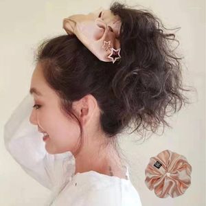 Invisibobble 2023 Summer Large Size Rosie Star Scrunchie Meet Hairtie厚い長い髪のアクセサリー女性ヘアスタイルストロンググリップピンク