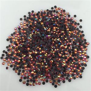 1440Pcs Lot 2MM Fix Rhinestone Iron-On Siam AB DMC Fix Crystal Stones SS62500