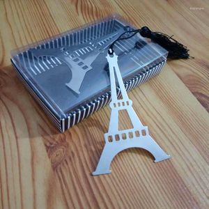 Creative Tower Metal Bookmark With Tassels And Gift Box Packing