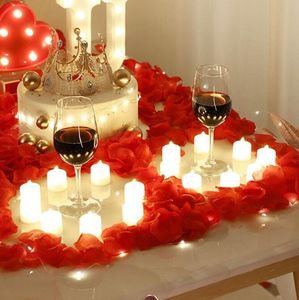 Wedding decor 3D real flame taper flickering battery operated Home dinner electric led flameless candles Valentine Gift Christmas Decoration