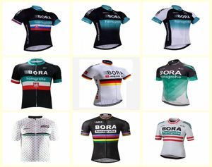Drużyna Bora Cycling koszulka z krótkim rękawem Jersey Jersey oddychając MTB Bike Men Ropa Ciclismo Cycling B61094259137