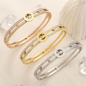 Plated silver bracelets designer for women luxury bangle rhinestone vintage hollow leather luxury mens bracelet jewelry classical accessories zb090