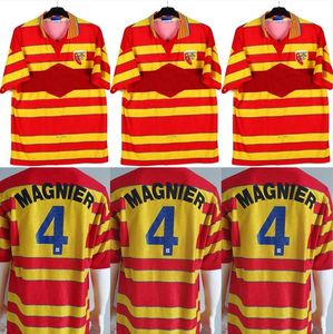 Retro 97-98 Rc Lens Soccer Jerseys Maillot Home Saint-barbe Special Openda Ganago Sotoca Football Shirt Notre Sang Estor