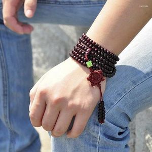 Strang buddhistische Sandelholz Halskette Gebetskette Mala Armband Buddha Tibet Zubehör für Frauen