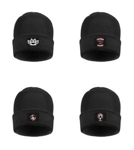 Moda cinco dedos morte soco logotipo branco 5fdp inverno esqui gorro crânio chapéus vintage crânio popular cinco dedos morte soco águia k6652698