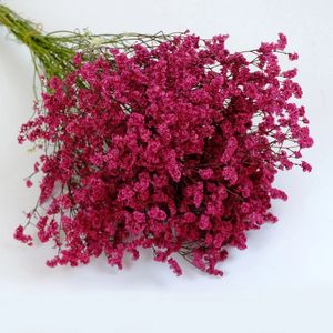 Decorative Flowers Wreaths Crystal Grass Preserved Flower Bouquet Natural Dried Red Rose Pink Dry Flower Home Wedding Office Modern House Decoration 231214