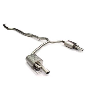 Car Exhaust Cat-back System Stainless Steel For BENZ W213 E200/E260/E300 17-21 2.0T Muffler Tip Mid Tailpipe Auto Parts Catback