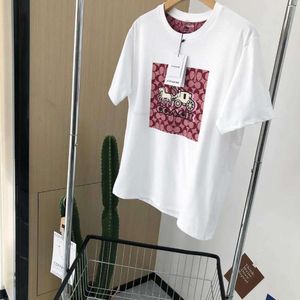 Camicia da uomo Coppia Rosa Carrozza Stampa Adorabile girocollo manica corta t-shirt borsa a tracolla