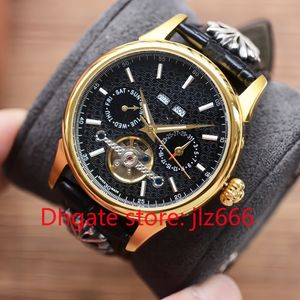 Orologio da uomo orologio meccanico design di lusso PP movimento meccanico completamente automatico tourbillon impermeabile specchio zaffiro, quadrante in acciaio inossidabile,uu