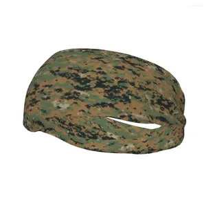 Baskar marpat militär armé camo sport svettband för att köra skogskamouflage absorberande pannband män kvinnor