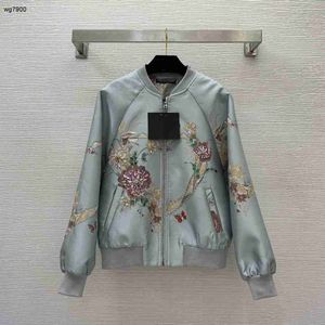 brand women jacket designer clothing for ladies autumn coat fashion Retro stand up collar baseball uniform overcoat Dec 15 New Arrivals