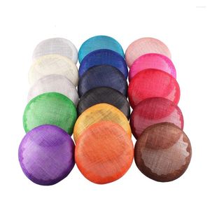 Colours 15CM High Quality Sinamay Base Pillbox With Grossgrain Sweatband For Fascinator DIY Hat Kentucky Derby MYQH001