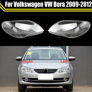 車のフロント透明ランプシェードヘッドライトシェルカバーVW Bora 2009 2010 2012 2012 Auto Headlamp Glass Lensケース