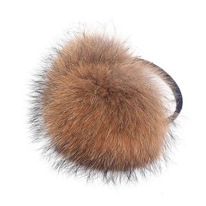 Ear Muffs 100% Real Fox Fur Fluffy Earmuffs Cute Autumn And Winter To Keep Warm Soft Comfortable Unisex Warmers Plush Ear Muff Wholesale 231214