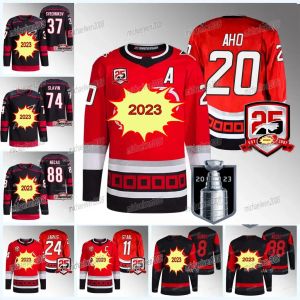 Carolina''hurricanes''2023 Stanley Jersey Brent Burns Aho Staal Andrei Svechnikov Martin Necas Teuvo Teravainen Seth Jarvis Chatfield Jaccob