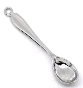 Tone Spoon Charms hängen smycken gör resultat WJL282202242893