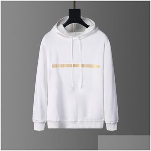 Mens Hoodies Sweatshirts Tasarımcı Klasik Mektup Baskılı Sweatshirt Erkek Kadın Moda Basit Sıradan Plover Hoodie High Street Crewneck Dhcop