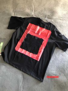 Męski projektant mody luksurys Offes Ubrania męskie i kobiety luźne koszulki Man Casual Street Graffiti Shirt Bluza T-shirty OffswhiteTop Nowy styl H5C5 H5C5