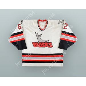 Custom Andrei Nazarov 62 Kansas City Blades White Hockey Jersey New Top Sched S-M-L-XL-XXL-3XL-4XL-5XL-6XL