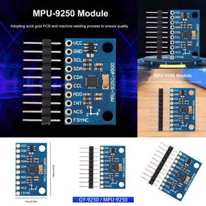 GY-9250 MPU9250 9-osi/9-osiowa postawa czujnik IIC/SPI Gyro+Accelerator+Magnetometr Moduł pomiarowy Moduł 3-5V