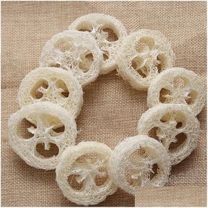 Sabão Pratos Natural Bucha Esponja Luffa Loofahs Drenagem Titular Sabonetes Pad Acessórios de Banheiro Cozinha Limpeza Suprimentos Bh5489 Tyj Dhdr2