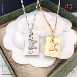 Fashion Designer Necklace Womens 18K Gold Plated Silver Titanium steel Pendant Link Chain Brand Letter High-end Necklaces Wedding Jewelry Christmas Gift