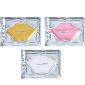 Maschera per labbra al collagene di cristallo Patch gel idratante idratante per labbra Maschere per labbra Cuscinetti rinforzanti per la cura delle labbra Patch