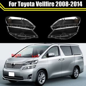 for  Vellfire 2008 2009 2010 2011 2012 2013 2014 Car Shell Cover Headlamp Lens Headlight Glass Masks