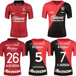 Män 23-24 Soccer Atlas 5 Edgar Zaldivar Jersey Club Team 20 Juan Zapata 23 Jordy Caicedo 30 Eduardo Aguirre 26 Aldo Rocha Custom Name Number Football Shirt Kit Uniform Uniform