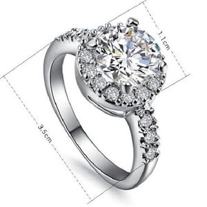 Nice-looking Test Positive 2CT 8 0MM D-E Moissanite Diamond Ring S925 Engagement Jewelry for Women293j